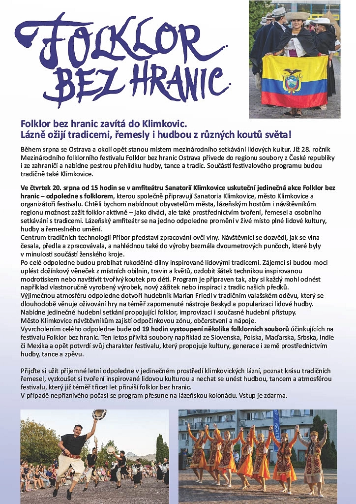 Doporučujeme Folklor bez hranic